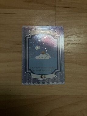 Sanrio Cinnamoroll Blue Purple Trading Card